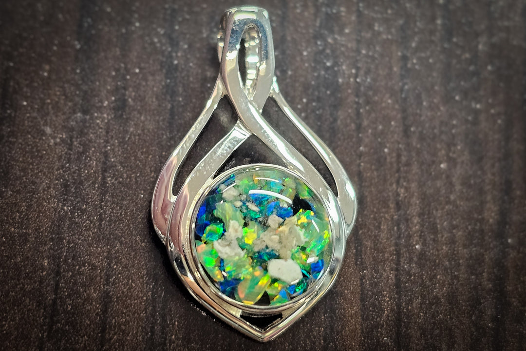 celtic drop with cremation jewelry