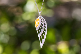 angel wing pendant
