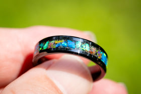 beach sand keepsake ring