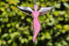 cremation ash pendant guardian angel