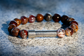 cremation bracelet with ash