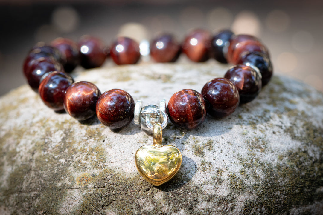 red tiger eye keepsake bracelet