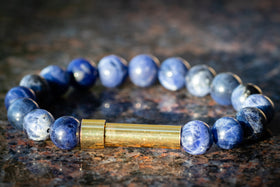 sodalite cremation bracelet