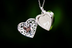 locket for cremation ash and picture