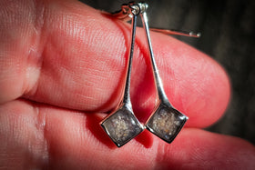 diamond drop earring