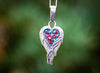 Heart Charms & Pendants with Infused Cremains