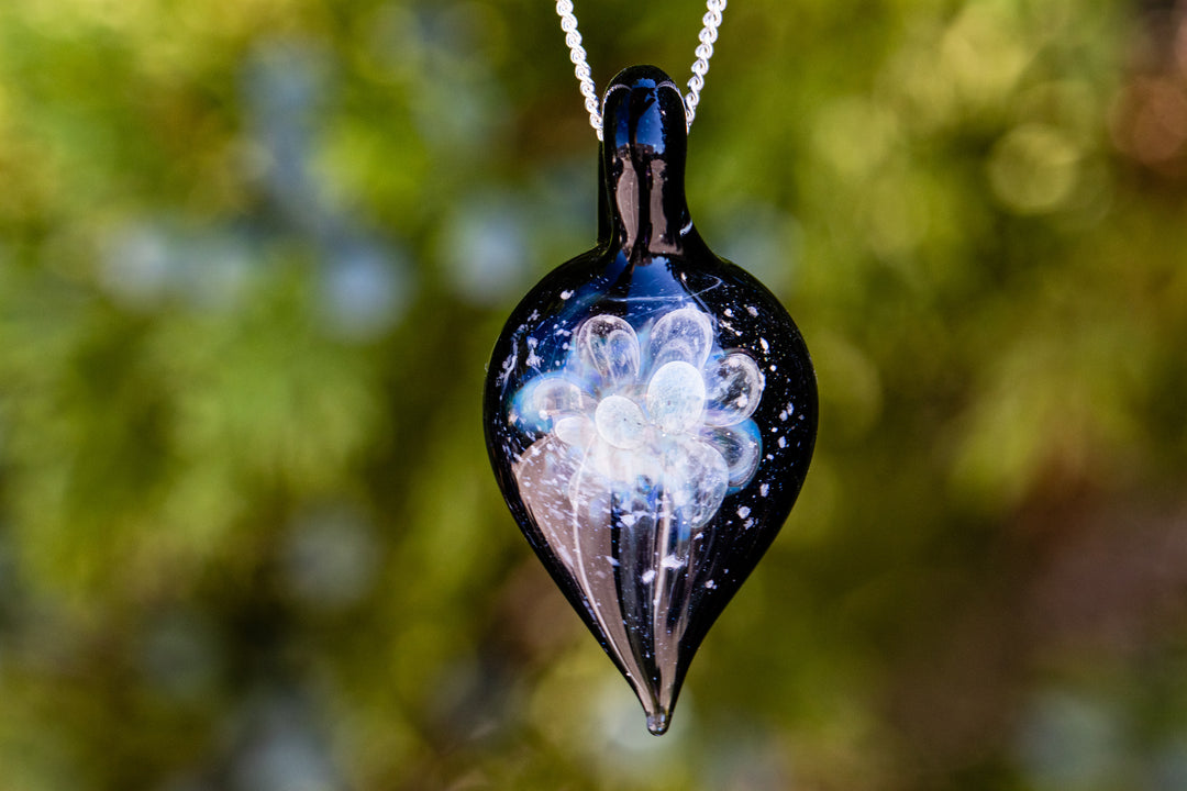ghost flower drop with cremation ash