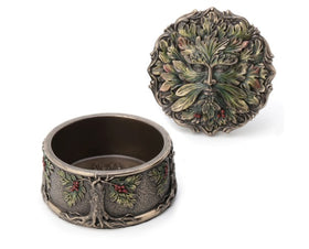 Green Man Memorial Keepsake Urn
