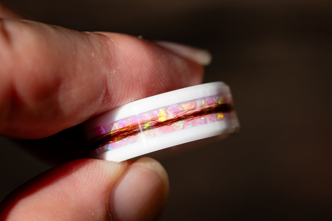 ring with hair