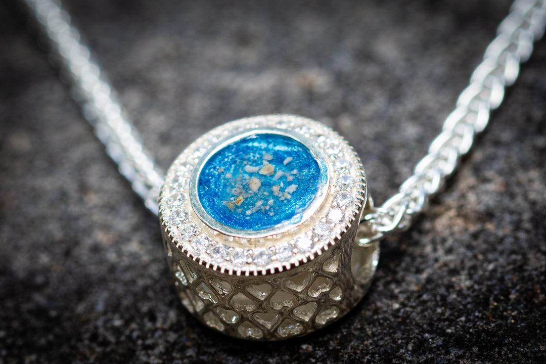 circle cremation bead