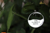 Ocean Wave Pendant with Cremains - Engravable