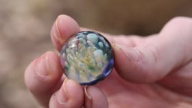 Implosion Marble with Cremains