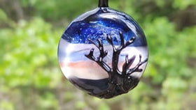 Desert Tree of Life Pendant with Ash