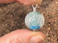 Cosmic Swirl Memorial Pendant