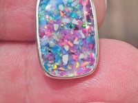 Rectangle Pendant with Ash - Engravable