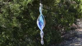 Dichroic Spinner Suncatcher with Infused Cremains