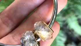 Crystal Cut Bead with Cremains