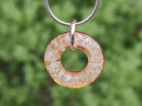 Halo Pendant with Cremation Ash