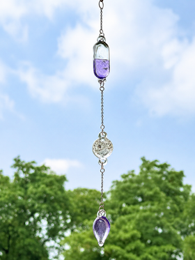 Eternal Light Suncatcher with Cremation Ashes *New*