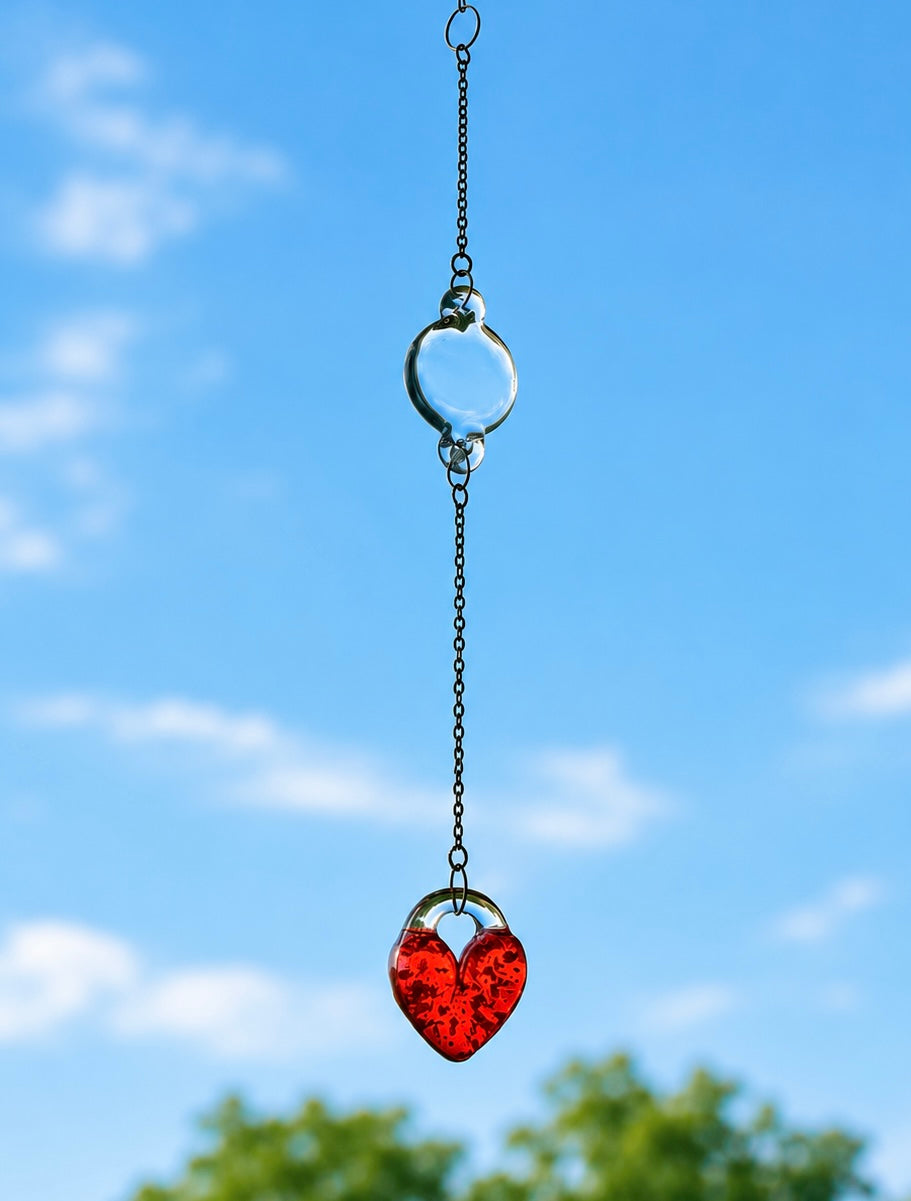 Eternal Light Suncatcher with Cremation Ashes *New*