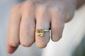 topaz cremation ring