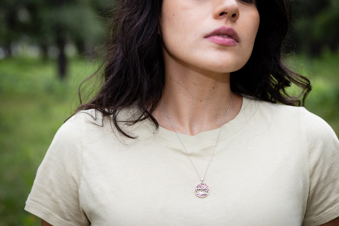 tree of life cremation pendant