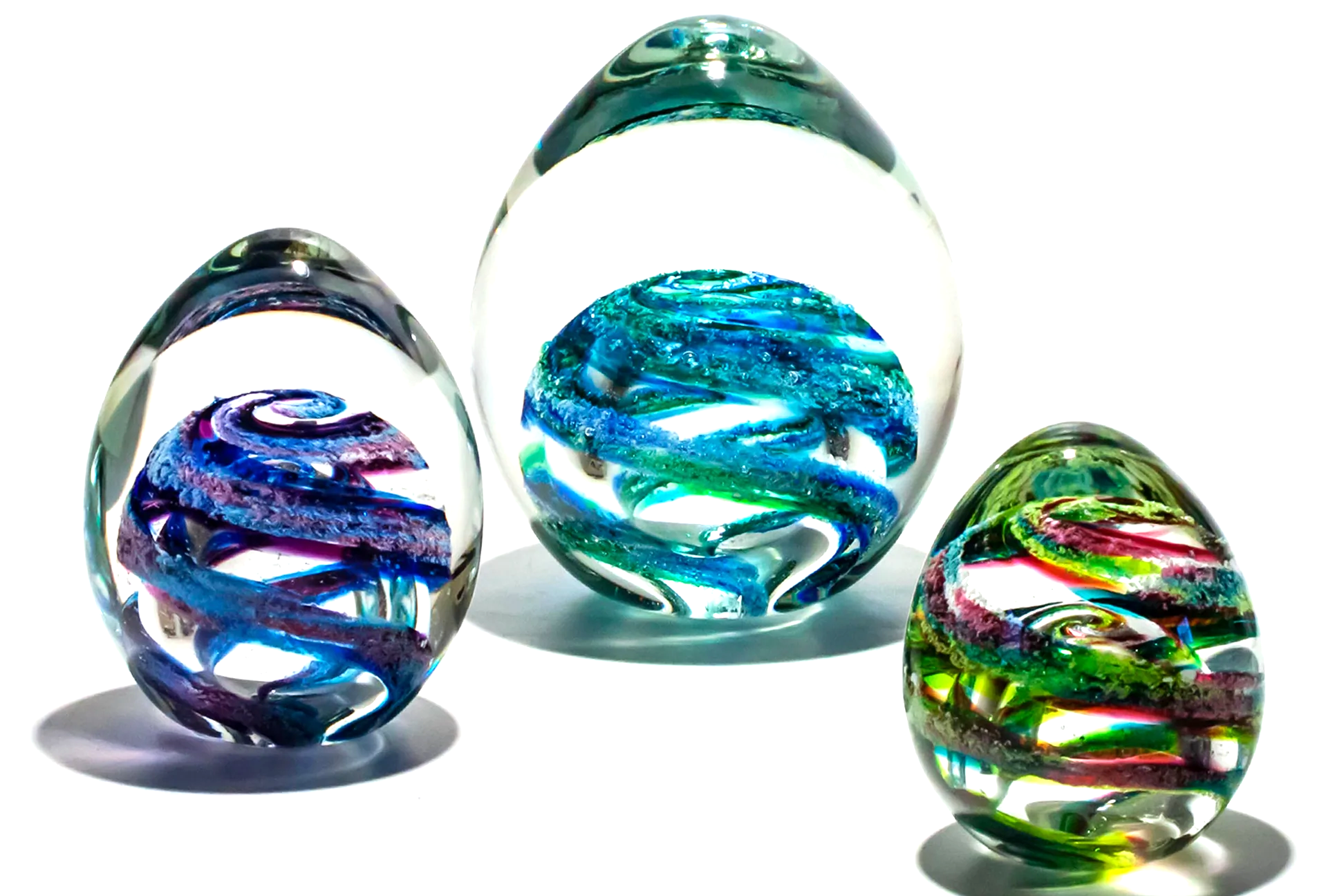 Beachcombers 4 Color Rotating Base for Glass Paperweights 3.5 x