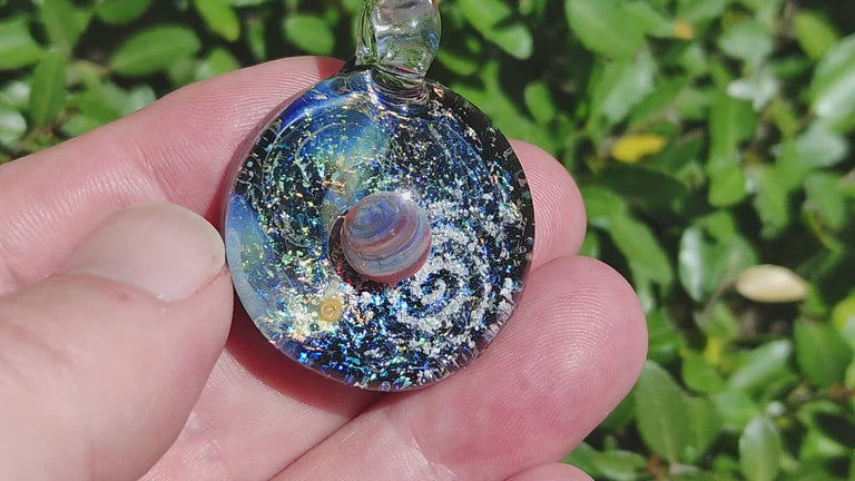 dichroic planet pendant