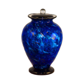 Waterfall Amato Handblown Glass Urn