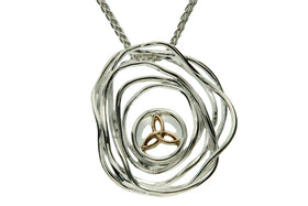 Large Cradle of Life Ripple Necklace