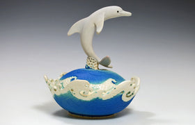 Urn with Dolphin