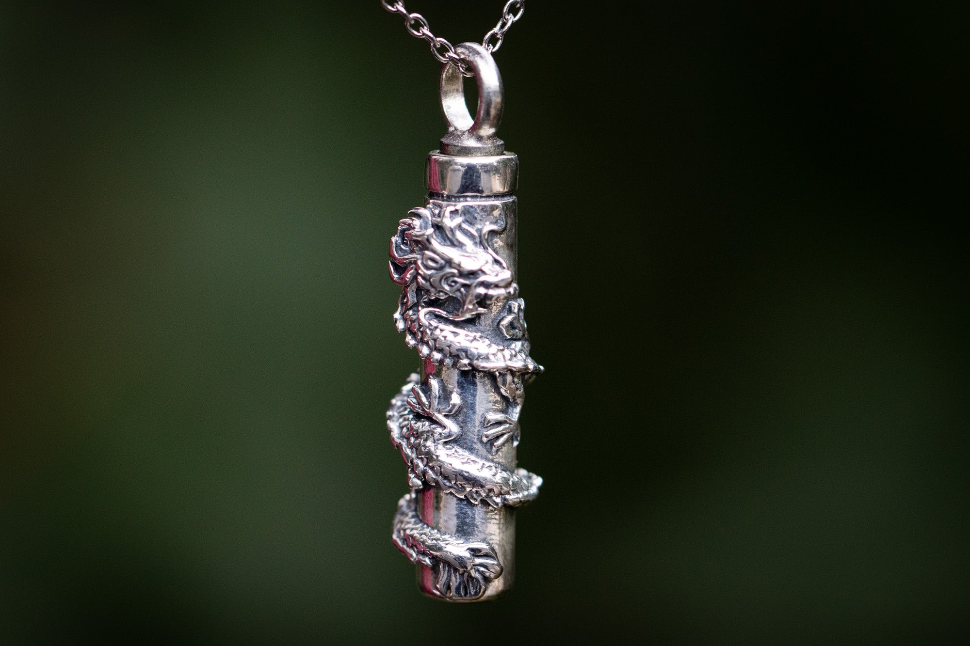 Cremation Jewelry Dragon Wrapped Keepsake Urn