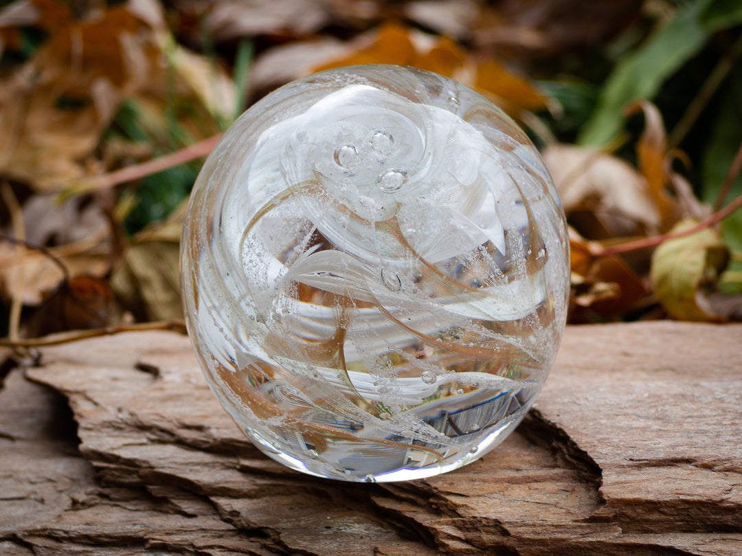 Feathered orb