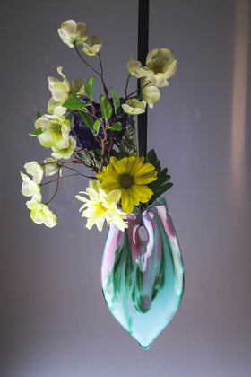 Hanging Vase with Cremains