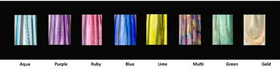 Frosted Memorial Paperweight with cremains and colorful ribbon bands inside opaque glass