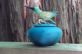 hummingbird urn