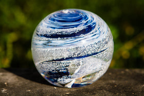 Sparkle Paperweight with Cremation Ashes