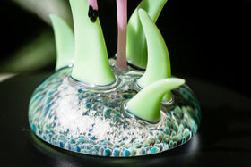 Flamingo Glass Animal Figurine