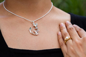 Silver Sympathy Jewelry with Hummingbirds