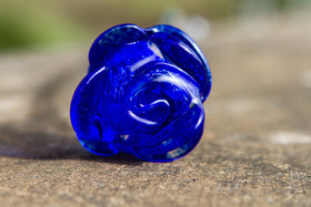 Memorial Glass Rose with Cremains