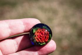 Rose Touchstone with Infused Cremains