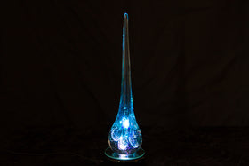 Illuminated Angel Drop with Cremation Ash