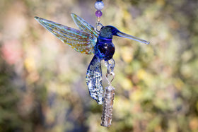 hummingbird with keepsake urn