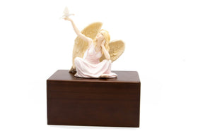 dove urn on box