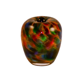 colorful glass urn for ashes