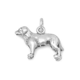 Sterling Silver Standing Labrador Charm