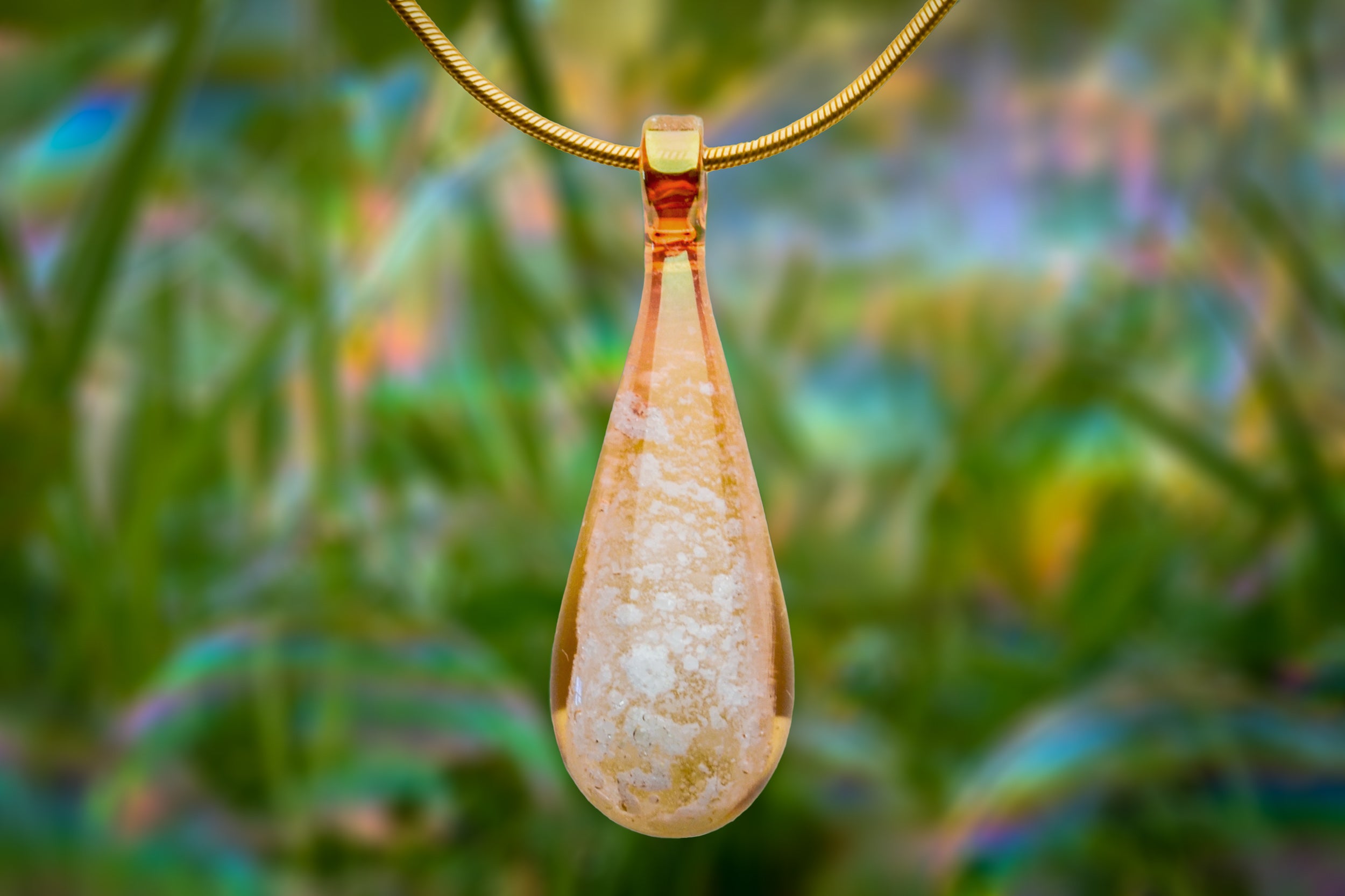 Rose Drop Pendant with Infused Ash Regular