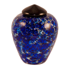 Waterfall Classic Handblown Glass Urn