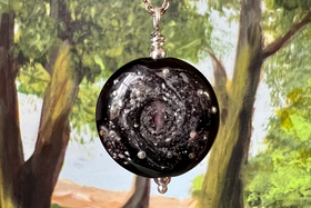 Starry Galaxy with cremation ash