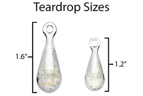 teardrop sizes